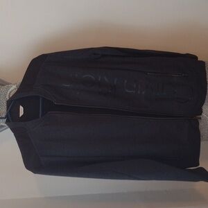 Men's Calvin Klein soft cotton jacket , black size small, zip up